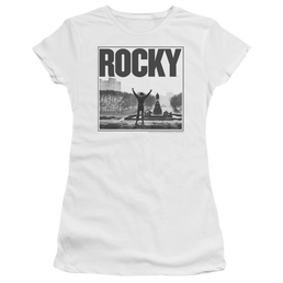 Rocky Rocky/Top Of Stairs - Juniors T-Shirt Juniors T-Shirt Rocky   