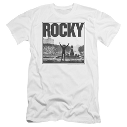 Rocky Rocky/Top Of Stairs - Men's Premium Slim Fit T-Shirt Men's Premium Slim Fit T-Shirt Rocky   