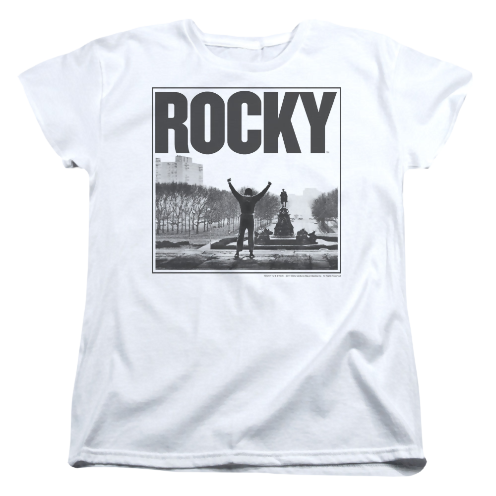 Rocky Rocky/Top Of Stairs - Women's T-Shirt Women's T-Shirt Rocky   