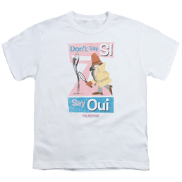 Pink Panther Say Oui Youth T-Shirt (Ages 8-12) Youth T-Shirt (Ages 8-12) Pink Panther   