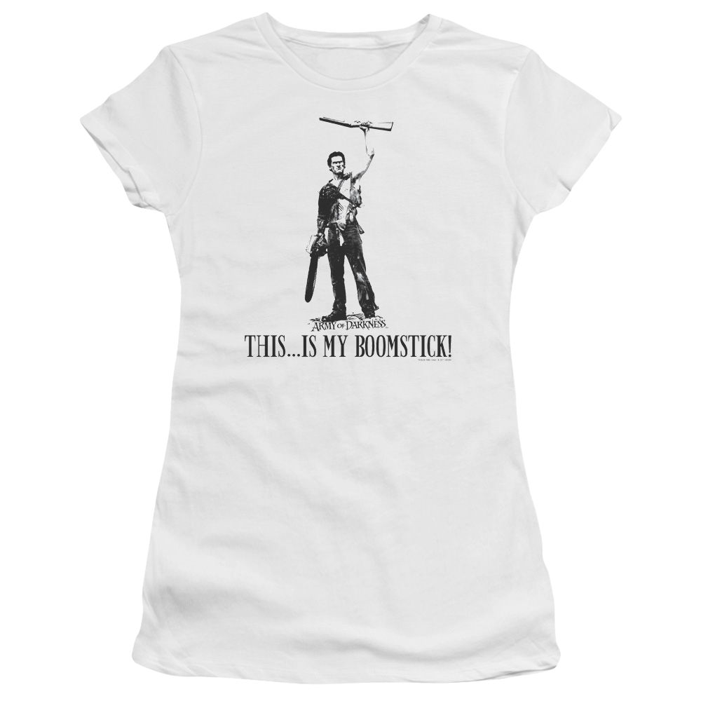 Army Of Darkness Boomstick! - Juniors T-Shirt Juniors T-Shirt Army of Darkness   