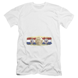 Rocky Championship Belt(Bottom Front) - Men's Premium Slim Fit T-Shirt Men's Premium Slim Fit T-Shirt Rocky   