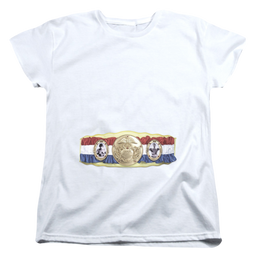Rocky Championship Belt(Bottom Front) - Women's T-Shirt Women's T-Shirt Rocky   