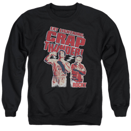 Rocky Eat Lightning - Men's Crewneck Sweatshirt Men's Crewneck Sweatshirt Rocky   