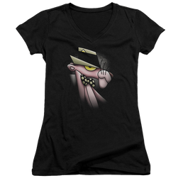 Pink Panther Smooth Panther Juniors V-Neck T-Shirt Juniors V-Neck T-Shirt Pink Panther   
