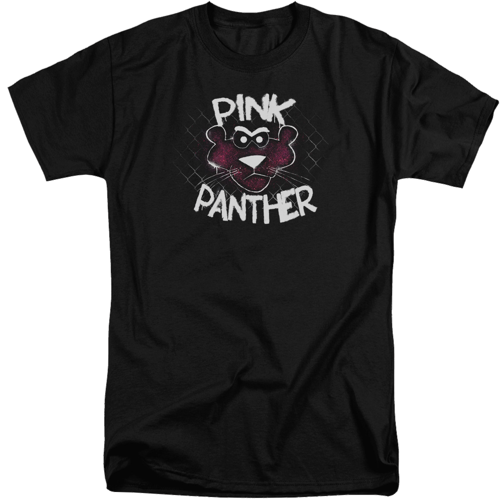 Pink Panther Spray Panther Men's Tall Fit T-Shirt Men's Tall Fit T-Shirt Pink Panther   