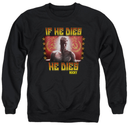 Rocky Condolences - Men's Crewneck Sweatshirt Men's Crewneck Sweatshirt Rocky   