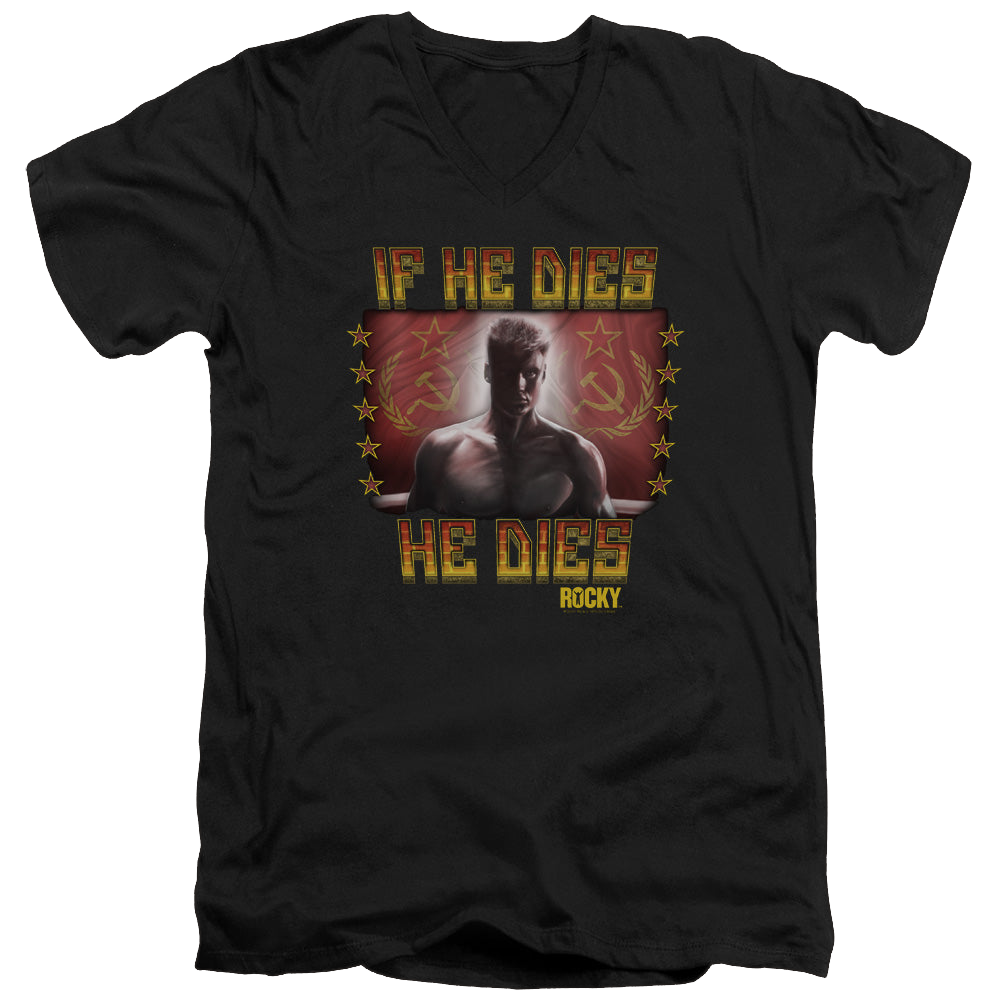 Rocky Condolences - Men's V-Neck T-Shirt Men's V-Neck T-Shirt Rocky   
