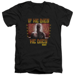 Rocky Condolences - Men's V-Neck T-Shirt Men's V-Neck T-Shirt Rocky   