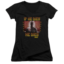 Rocky Condolences - Juniors V-Neck T-Shirt Juniors V-Neck T-Shirt Rocky   