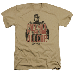 Robocop Vintage Tagline Men's Heather T-Shirt Men's Heather T-Shirt Robocop   