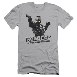 Robocop Future Of Law Men's Slim Fit T-Shirt Men's Slim Fit T-Shirt Robocop   