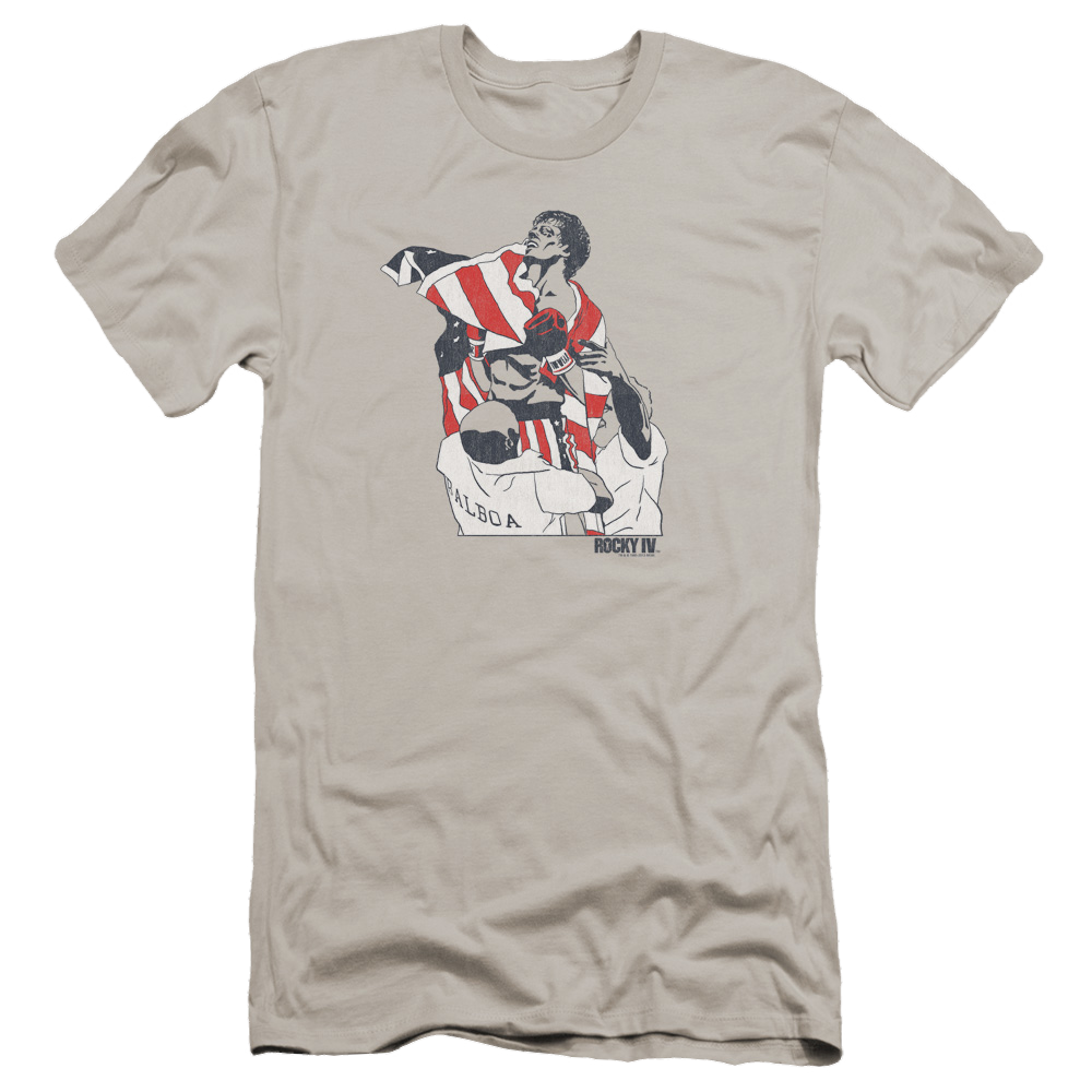 Rocky Graphic Flag - Men's Premium Slim Fit T-Shirt Men's Premium Slim Fit T-Shirt Rocky   