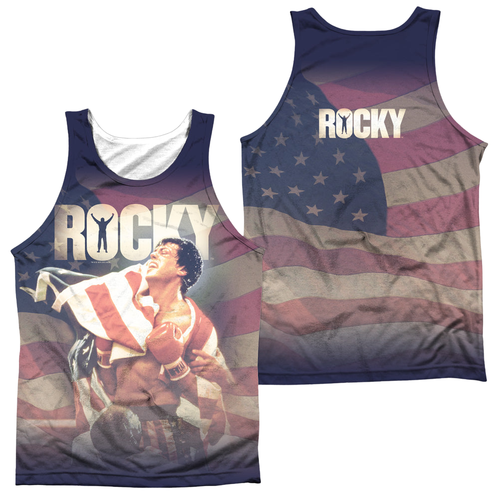 Rocky American Dreams (Front/Back Print) - Men's All Over Print Tank Top Men's All Over Print Tank Rocky   
