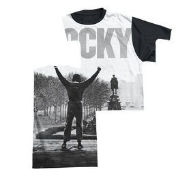 Rocky Classic Image - Men's Black Back T-Shirt Men's Black Back T-Shirt Rocky   