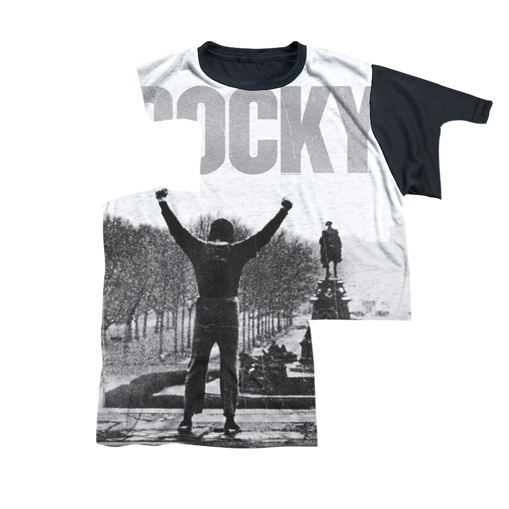 Rocky Classic Image - Youth Black Back T-Shirt Youth Black Back T-Shirt (Ages 8-12) Rocky   