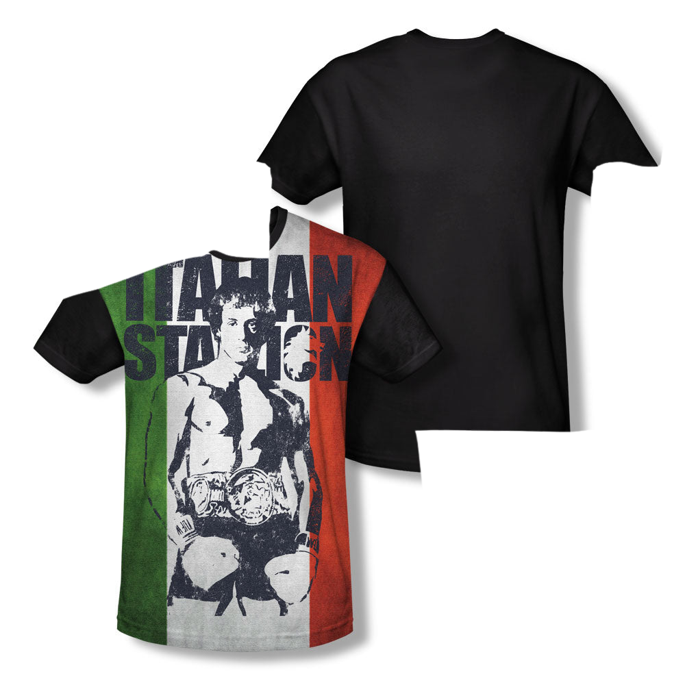Rocky Stallion - Youth Black Back T-Shirt Youth Black Back T-Shirt (Ages 8-12) Rocky   