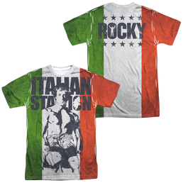 Rocky Stallion (Front/Back Print) - Men's All-Over Print T-Shirt Men's All-Over Print T-Shirt Rocky   