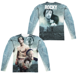 Rocky Montage (Front/Back Print) - Men's All-Over Print Long Sleeve Men's All-Over Print Long Sleeve Rocky   