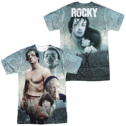 Rocky Montage (Front/Back Print) - Men's All-Over Print T-Shirt Men's All-Over Print T-Shirt Rocky   