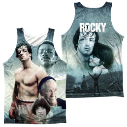 Rocky Montage (Front/Back Print) - Men's All Over Print Tank Top Men's All Over Print Tank Rocky   