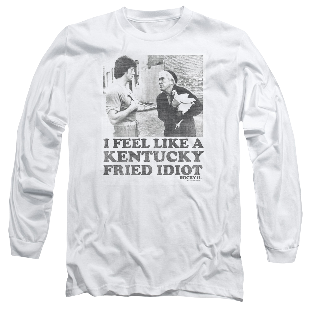 Rocky Fried Idiot - Men's Long Sleeve T-Shirt Men's Long Sleeve T-Shirt Rocky   