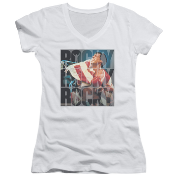 Rocky Chant - Juniors V-Neck T-Shirt Juniors V-Neck T-Shirt Rocky   