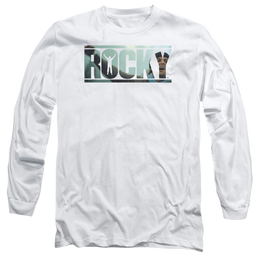 Rocky Cutout Logo - Men's Long Sleeve T-Shirt Men's Long Sleeve T-Shirt Rocky   