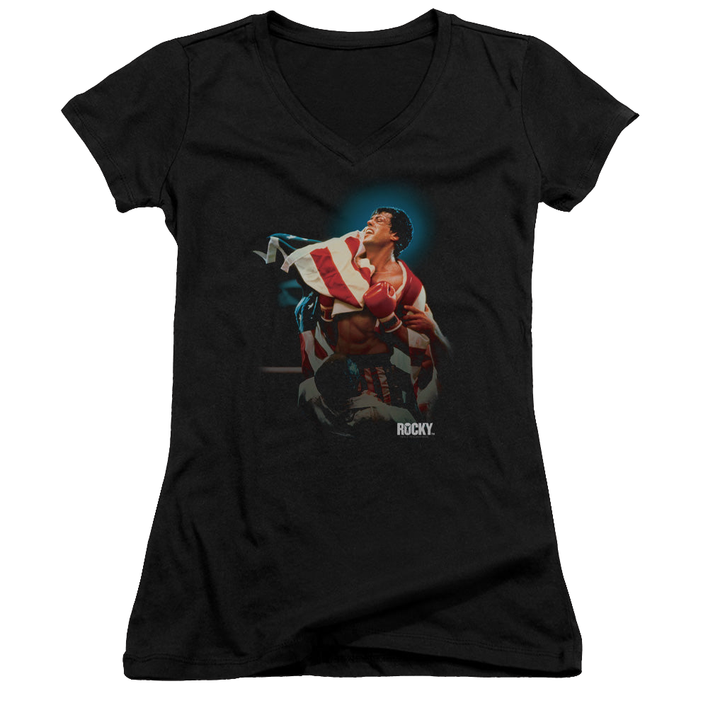 Rocky Victory - Juniors V-Neck T-Shirt Juniors V-Neck T-Shirt Rocky   