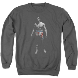 Rocky Stand Alone - Men's Crewneck Sweatshirt Men's Crewneck Sweatshirt Rocky   