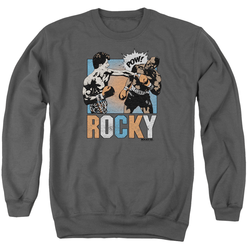 Rocky Rocky Pow - Men's Crewneck Sweatshirt Men's Crewneck Sweatshirt Rocky   