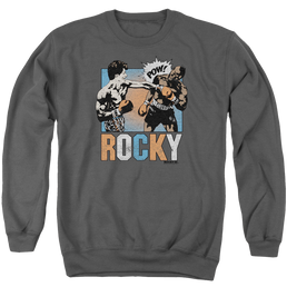 Rocky Rocky Pow - Men's Crewneck Sweatshirt Men's Crewneck Sweatshirt Rocky   