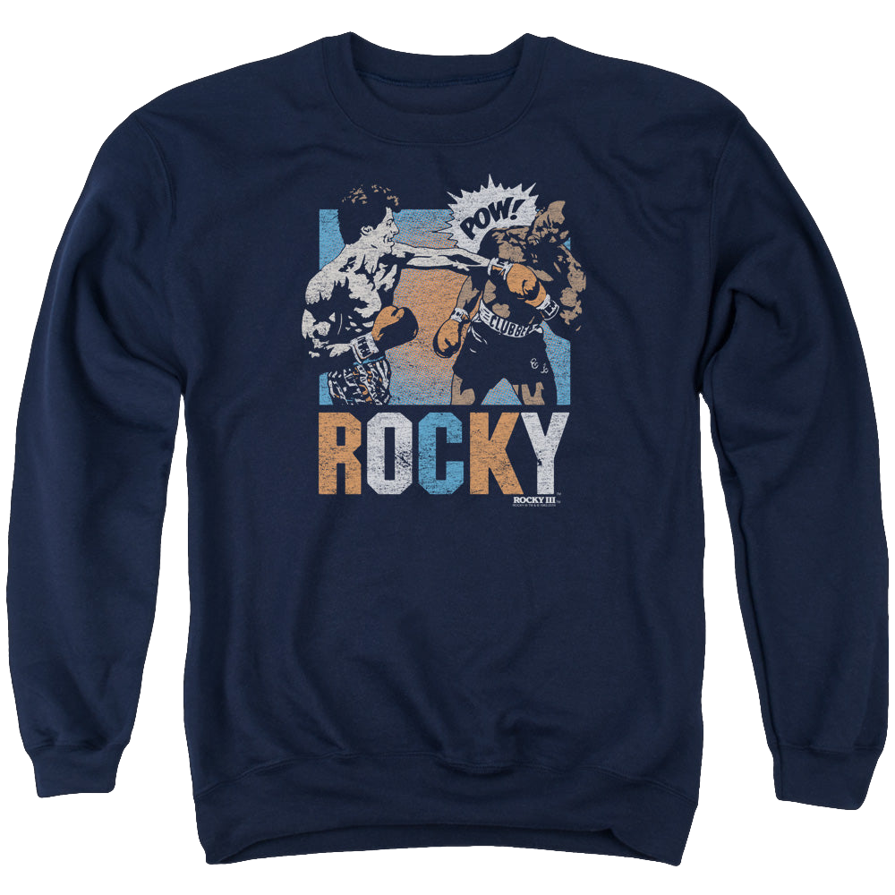 Rocky Rocky Pow - Men's Crewneck Sweatshirt Men's Crewneck Sweatshirt Rocky   