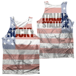Rocky America (Front/Back Print) - Men's All Over Print Tank Top Men's All Over Print Tank Rocky   