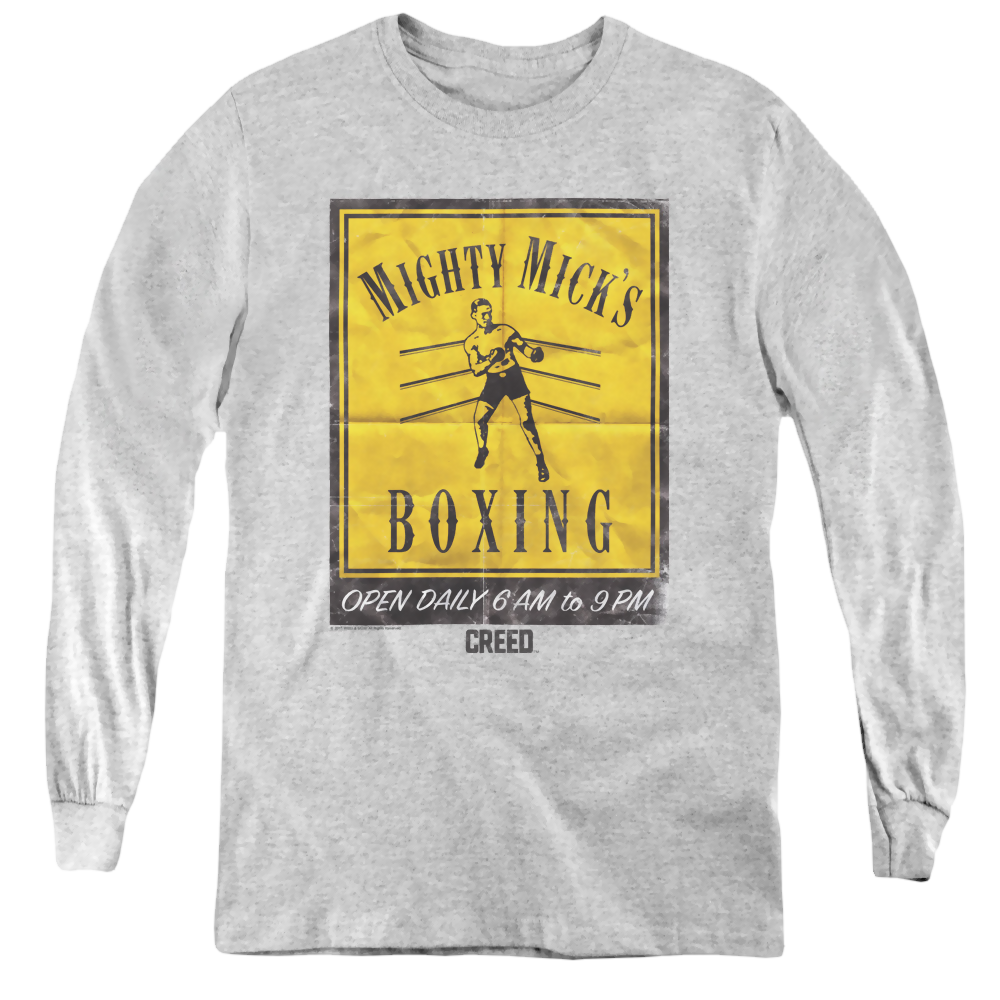 Creed Micks Poster - Youth Long Sleeve T-Shirt Youth Long Sleeve T-Shirt Creed   