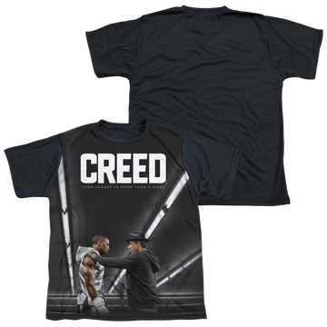 Creed Poster youth black back t-shirt for ages 8 to 12