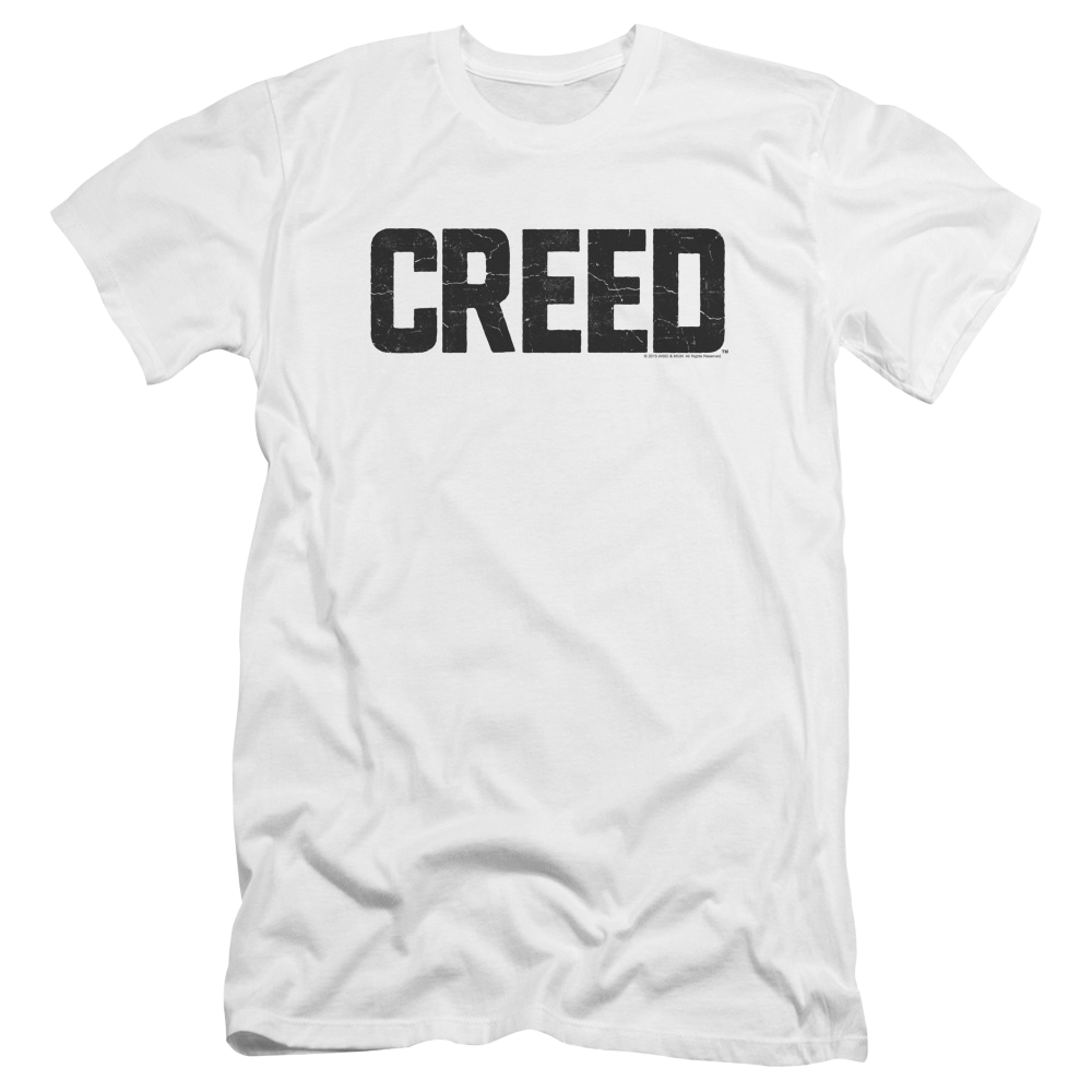 Creed Cracked Logo - Men's Premium Slim Fit T-Shirt Men's Premium Slim Fit T-Shirt Creed   