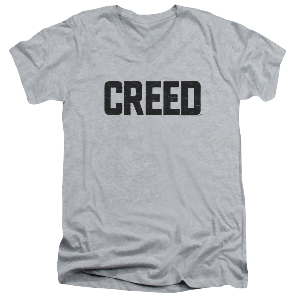 Creed Cracked Logo - Men's V-Neck T-Shirt Men's V-Neck T-Shirt Creed   