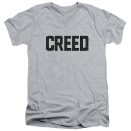 Creed Cracked Logo - Men's V-Neck T-Shirt Men's V-Neck T-Shirt Creed   