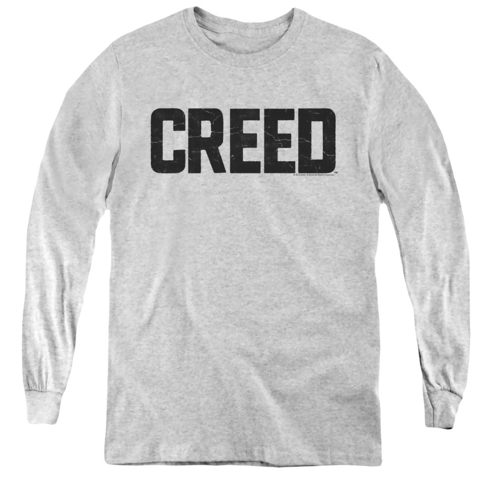 Creed Cracked Logo - Youth Long Sleeve T-Shirt Youth Long Sleeve T-Shirt Creed   