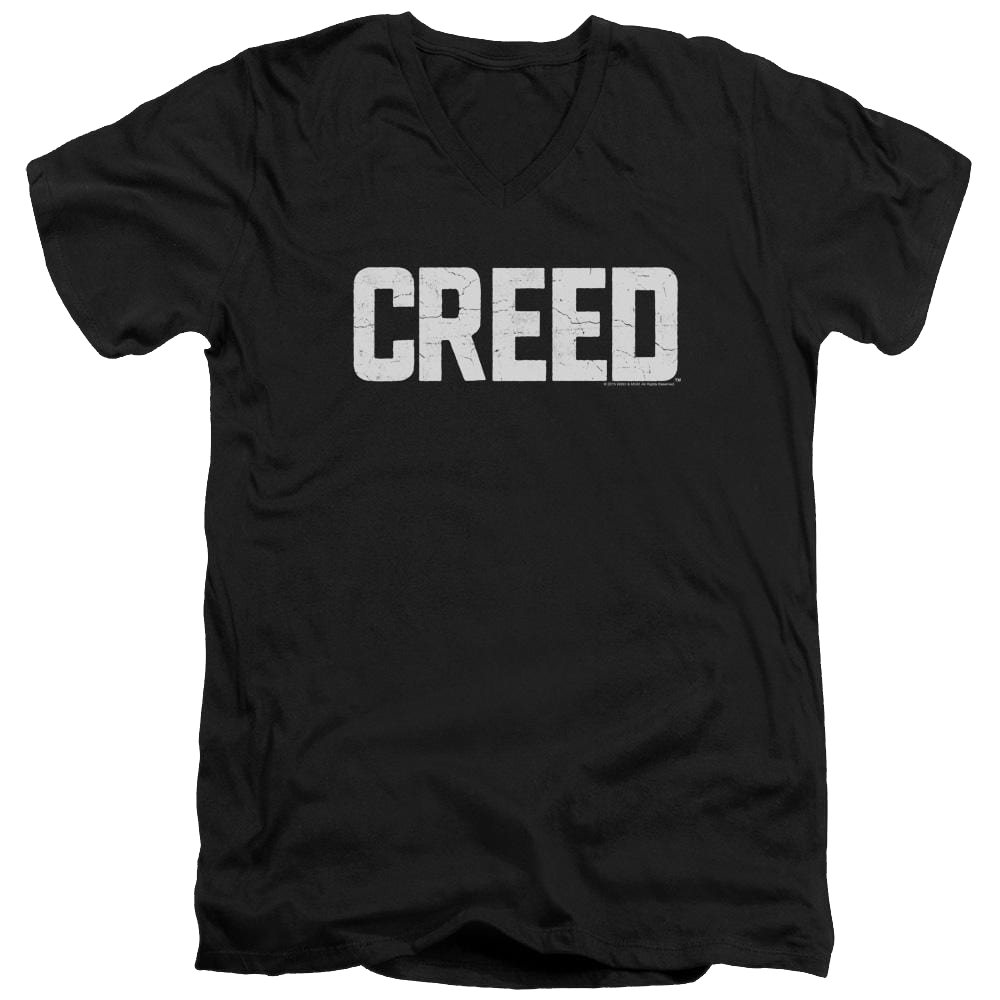 Creed Cracked Logo - Men's V-Neck T-Shirt Men's V-Neck T-Shirt Creed   