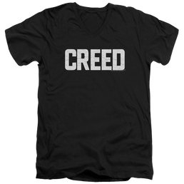 Creed Cracked Logo - Men's V-Neck T-Shirt Men's V-Neck T-Shirt Creed   