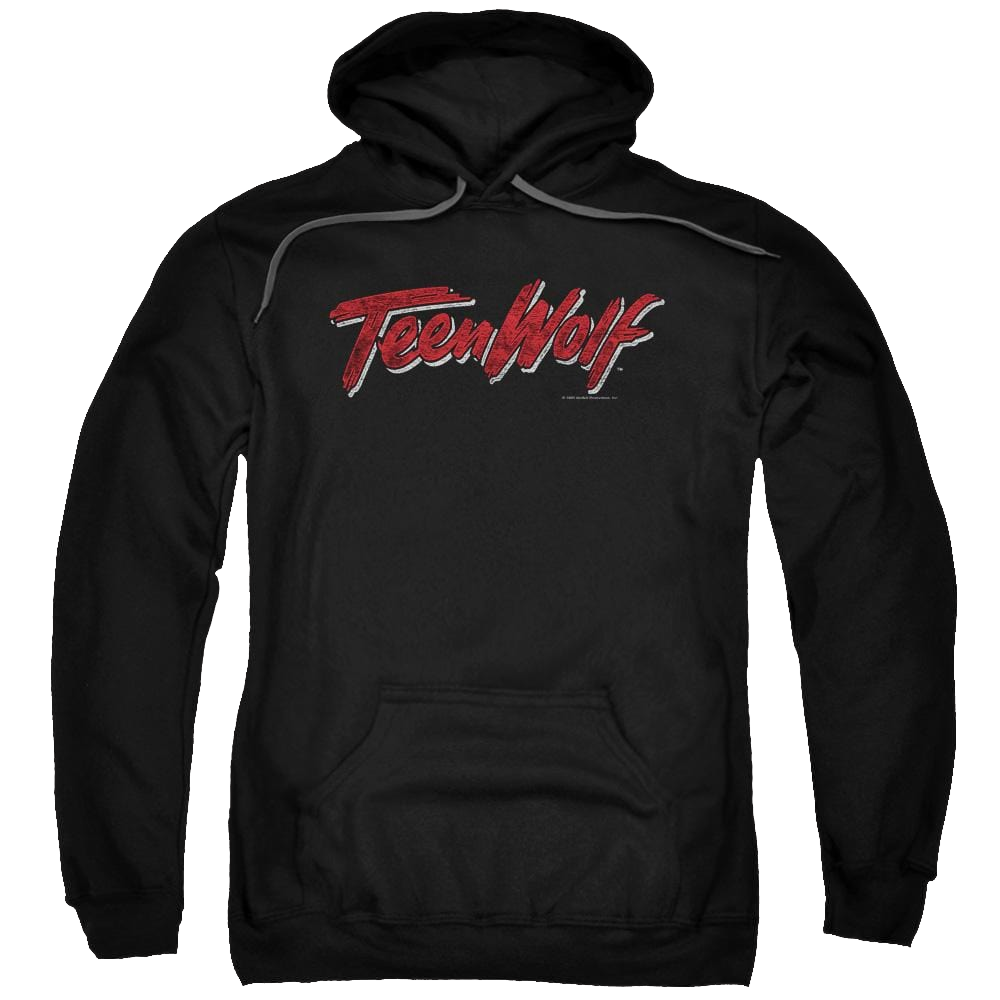 Teen Wolf Scrawl Logo Pullover Hoodie Pullover Hoodie Teen Wolf   