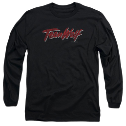 Teen Wolf Scrawl Logo Men's Long Sleeve T-Shirt Men's Long Sleeve T-Shirt Teen Wolf   
