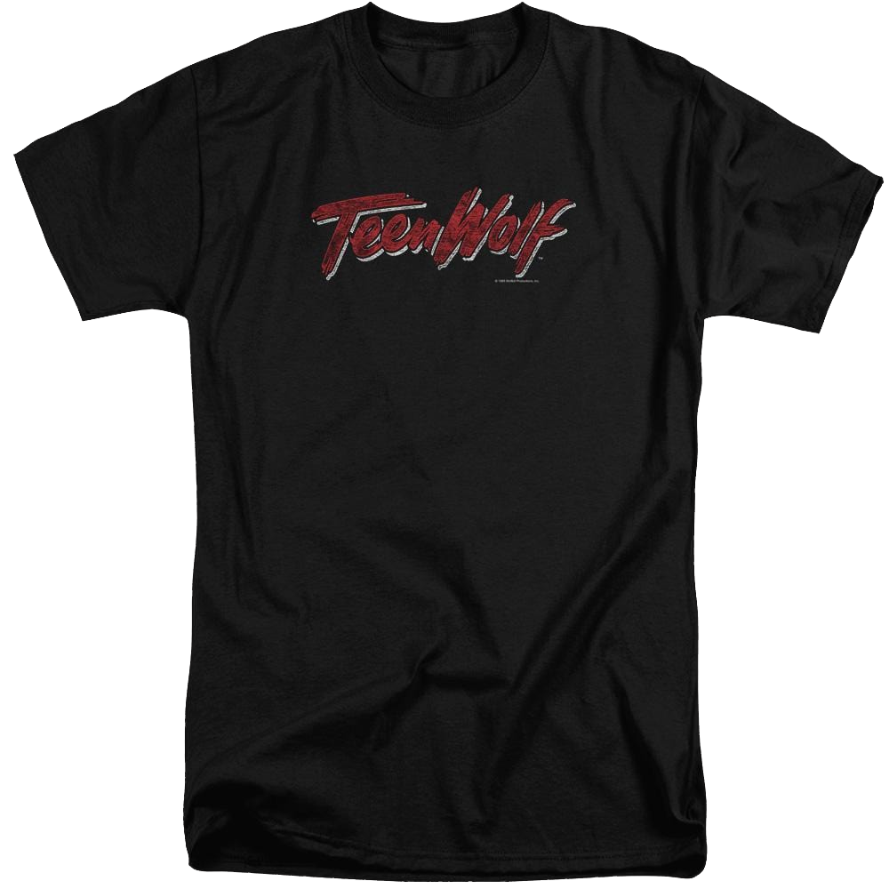 Teen Wolf Scrawl Logo Men's Tall Fit T-Shirt Men's Tall Fit T-Shirt Teen Wolf   