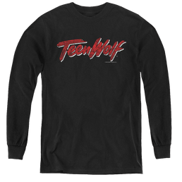 Teen Wolf Scrawl Logo - Youth Long Sleeve T-Shirt Youth Long Sleeve T-Shirt Teen Wolf   