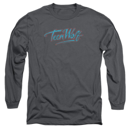 Teen Wolf Neon Logo Men's Long Sleeve T-Shirt Men's Long Sleeve T-Shirt Teen Wolf   