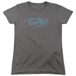 Teen Wolf Neon Logo Women's T-Shirt Women's T-Shirt Teen Wolf   