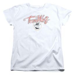 Teen Wolf Poster Logo Women's T-Shirt Women's T-Shirt Teen Wolf   
