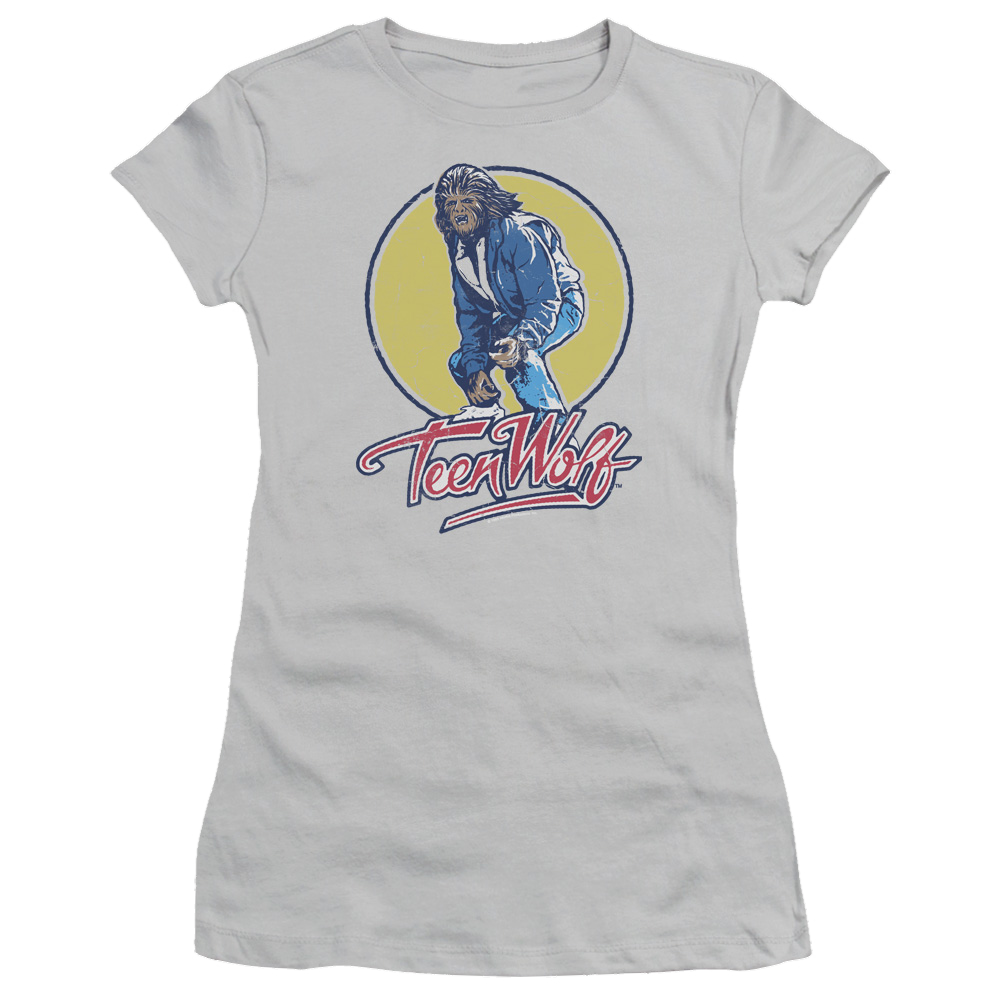 Teen Wolf Rockin Teen Wolf Juniors T-Shirt Juniors T-Shirt Teen Wolf   